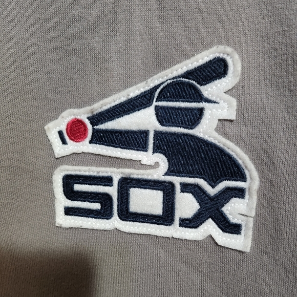 47' Forty Seven Brand White Sox Half Zip Sweater - Picture 2 of 5